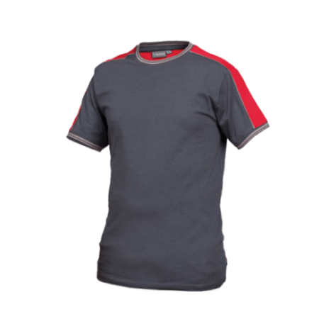 Saratex T-shirt Sternik Grijs-rood (14-318)
