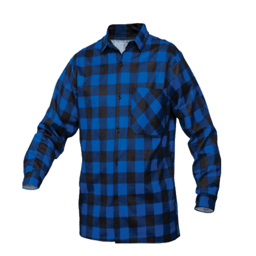 SaraTex Overhemd ruit - Flanel (10-106) blauw