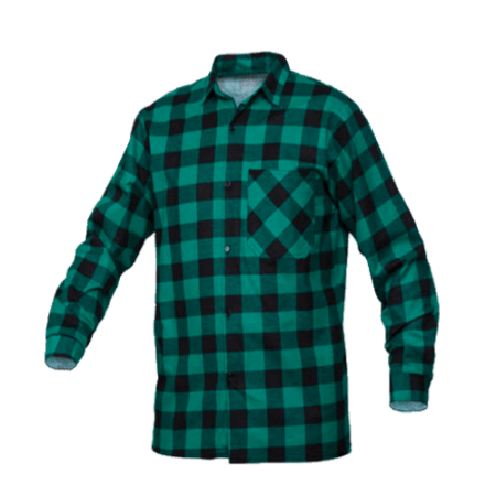 SaraTex Overhemd ruit - Flanel (10-106) groen